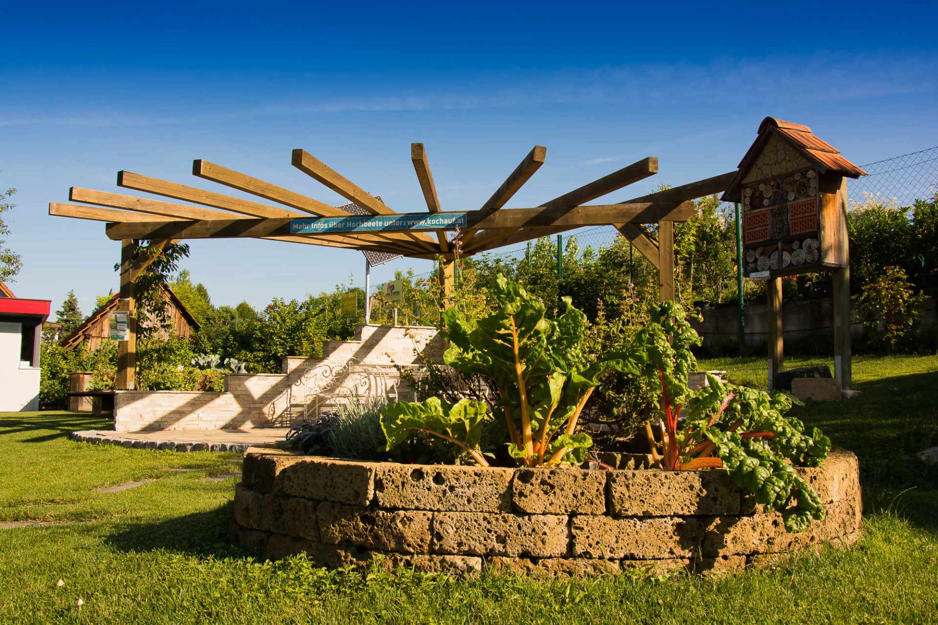 Hochbeetgartenausstellung Kochauf